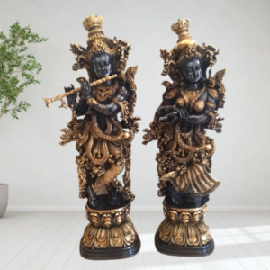 brass radha krishna antique idol home decor pooja items showpiece big statuesgift buy online india 3006