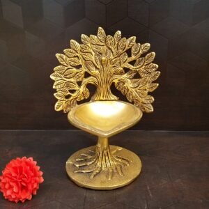 brass tree diya home decor pooja items vastu gift buy online india 10086