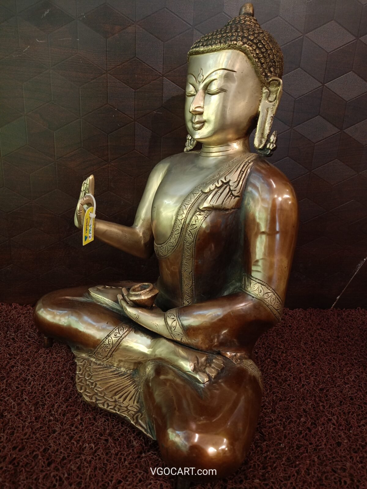 buy brass buddha colour design statue online india 2 scaled