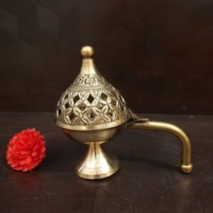 brass designer dhoop holder small idol home decor pooja items gift buy online india 6023