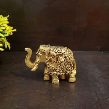 Brass Elephant Small Idol