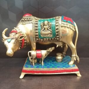 Brass Gomatha Stone Finish Idol