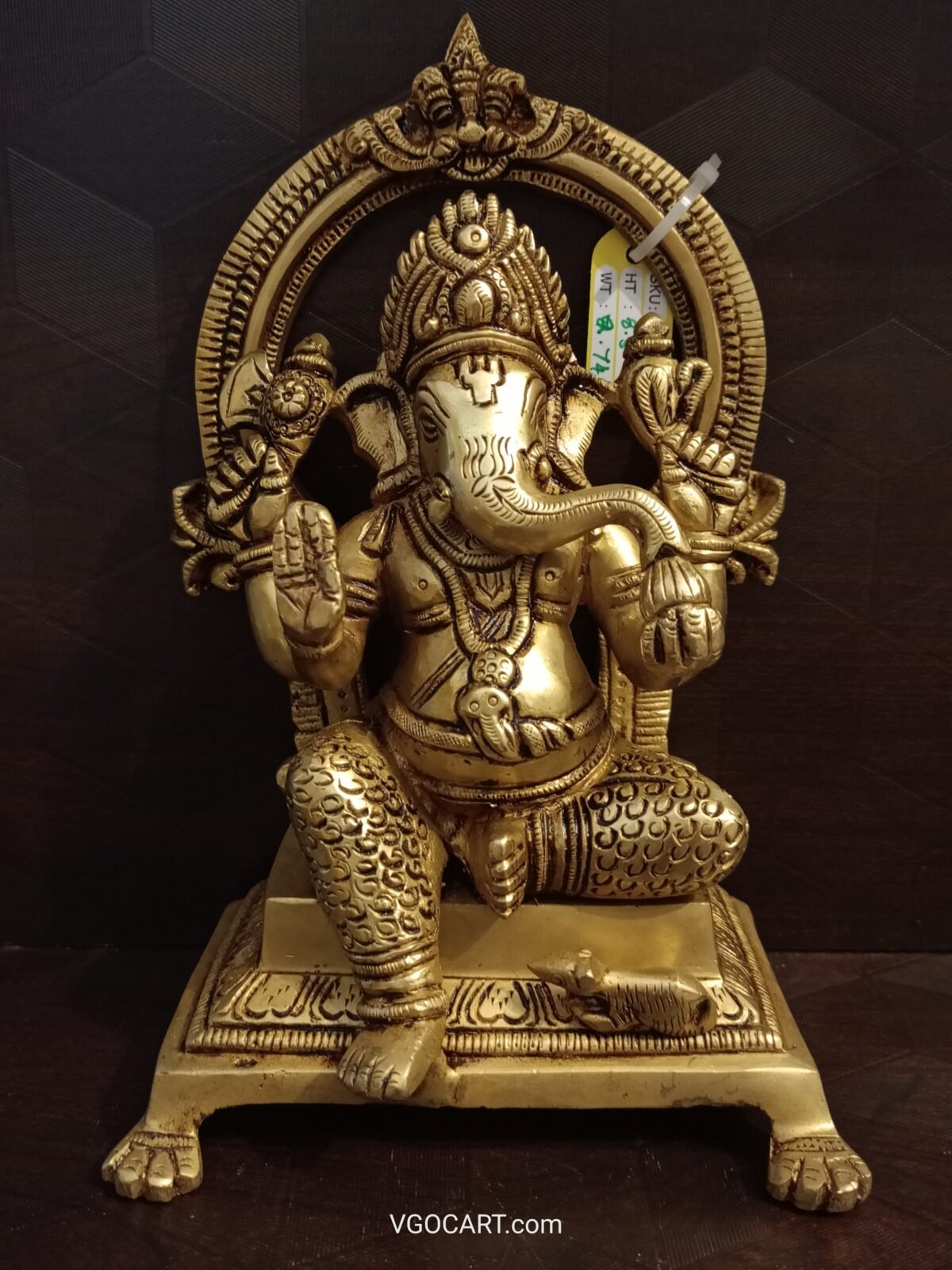 brass arch ganesha idol pooja gift vgocart coimbatore india scaled