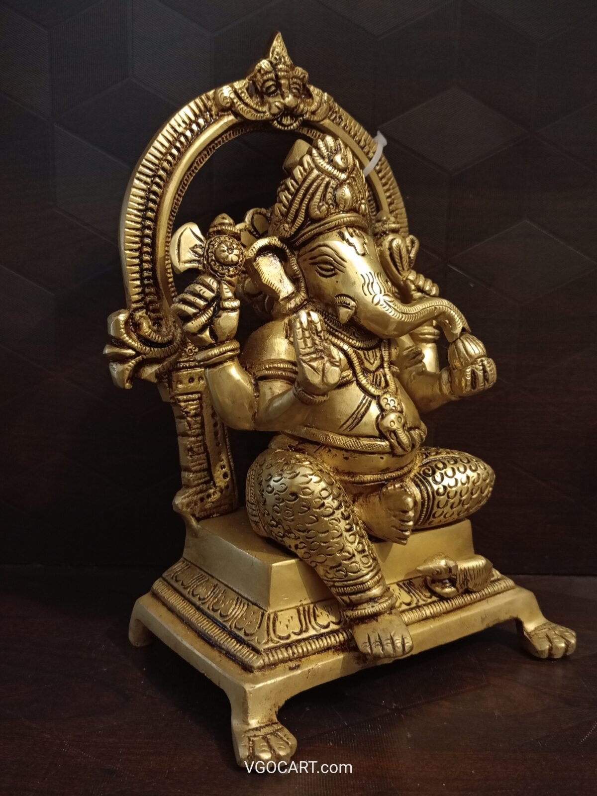brass arch ganesha idol pooja gift vgocart coimbatore india3 scaled