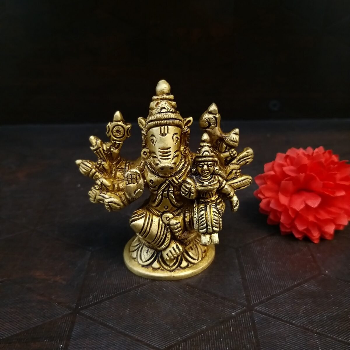 brass lakshmi hayagreevar small idol hindu god statues pooja items gift buy online coimbatore 6046
