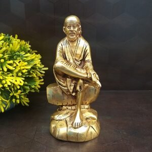 brass saibaba statue home decor pooja items hindu god idols gift buy online india 10161