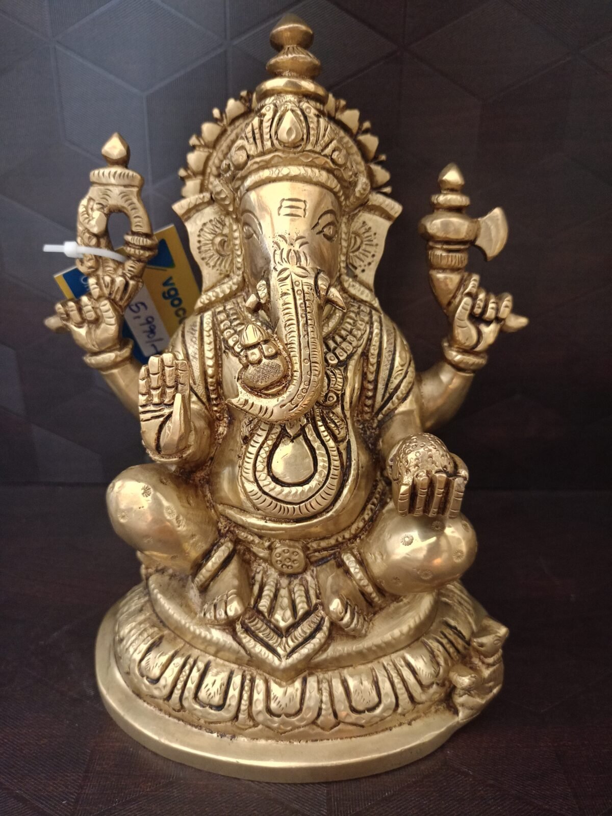 Brass Small Ganesha Idol
