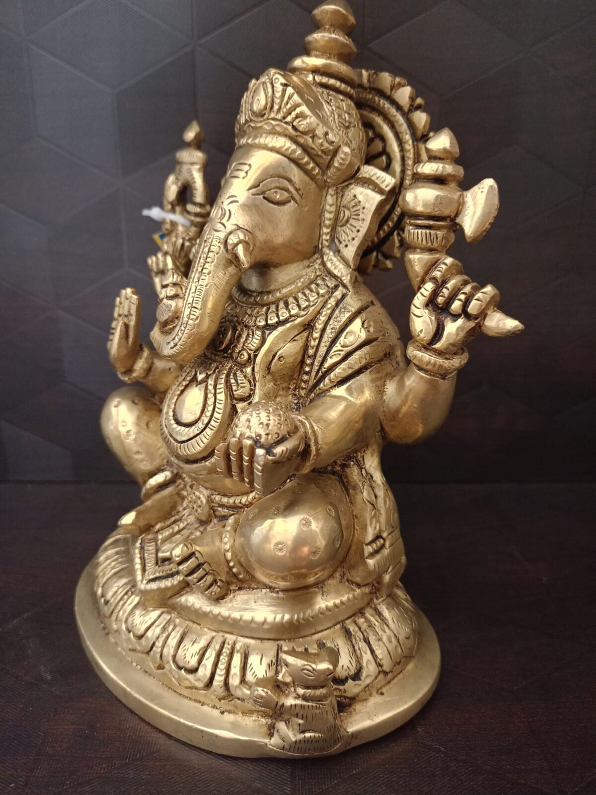 brass small ganesha idol 3 scaled