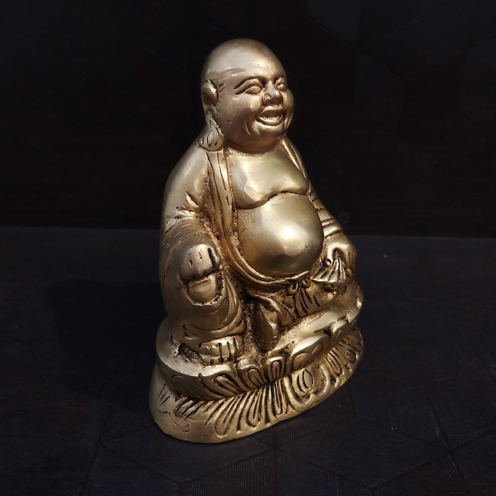 brass laughing buddha kuberar home decor pooja items gift buy online coimbatore 10145 1