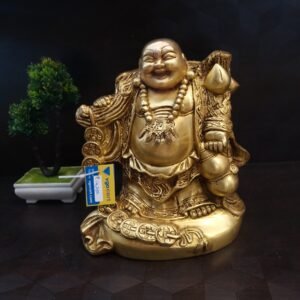 Brass Laughing Buddha Big Idol