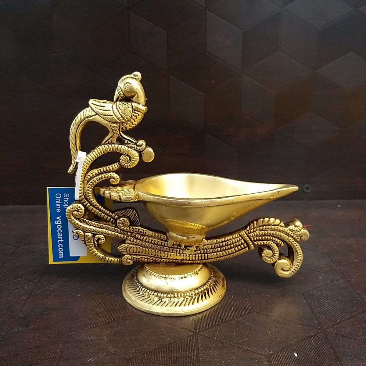 brass diya with peacock handle pooja items diya collections home decor pooja items gift buy online coimbatore 10176