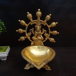 Brass Gajalakshmi Diya