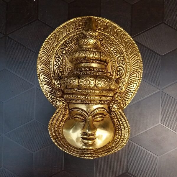 Brass Kathakali Face Wall Mount