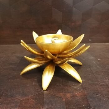 Brass Lotus Designer Diya