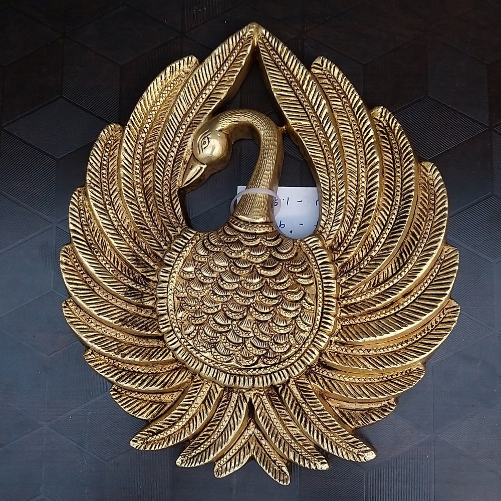 Brass Designer Peacock Wall Mount
