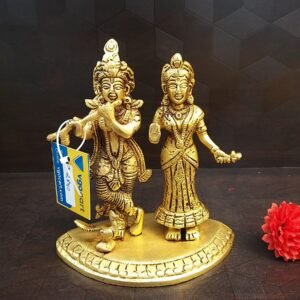 brass radha krishna idols home decor pooja items hindu god statues gift buy online india 10182
