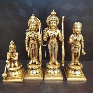 brass big rama dharbar set statues ramar lakshmanan seetha hanuman home decor pooja items hindu god statues gift buy online india 10287 2