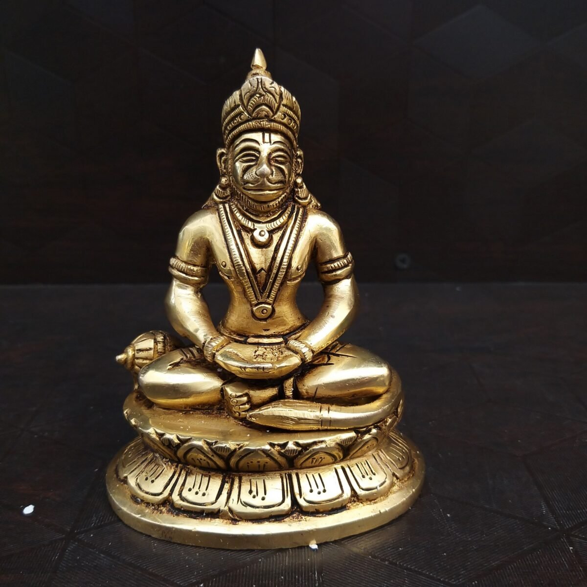 brass hanuman idols home decor hindu god statues pooja items vastu gift buy online india 10285