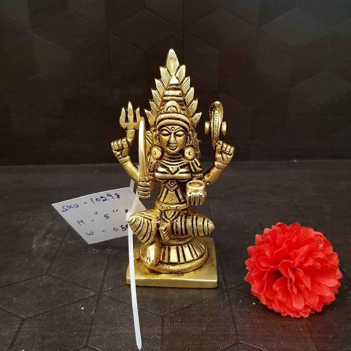 brass mariamman small statue home decor pooja items hindu god statues gift buy online india 10298