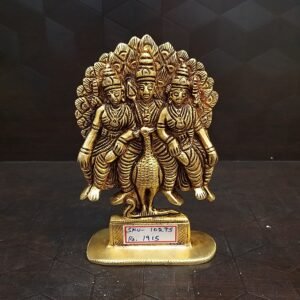 brass murugan with valli deivanai plate type home decor gift pooja items buy online coimbatore 10275