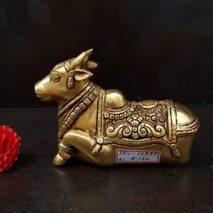 Brass Nandhi Idol Big