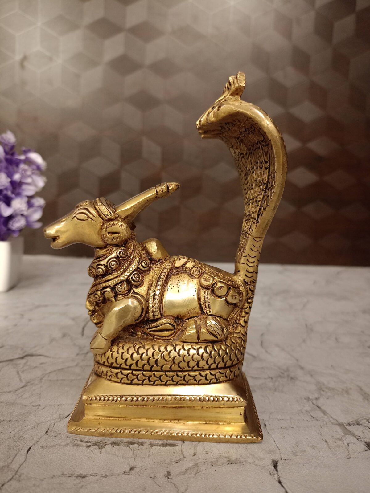 brass nandhi snake idol pooja vgocart coimbatore india2 scaled