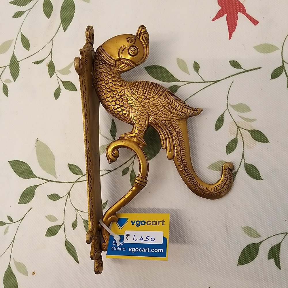 brass parrot wall mount home decor wall hanging gift buy online coimbatore 10363 1