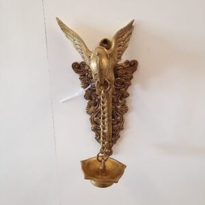 brass parrot with diya hanging idol home decor pooja items gift buy online coimbatore 10362 1