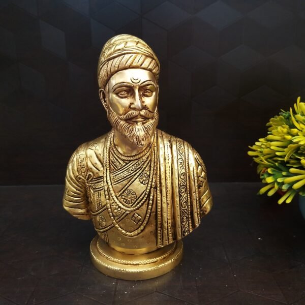 Brass Veer Shivaji Idol