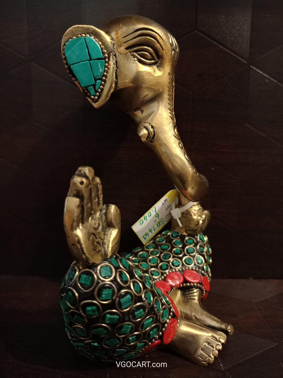 brass stone ganesha morden gift vgocart coimbatore india1 scaled