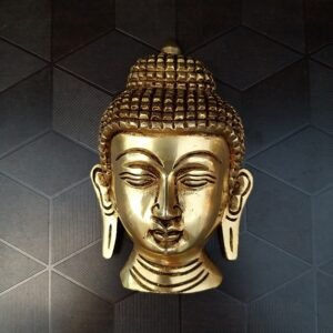 Brass Buddha Face Wall hanging
