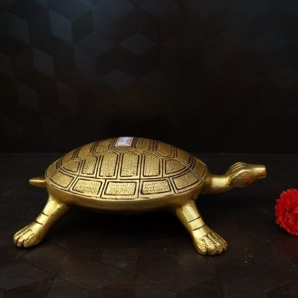 Tortoise Brass Idol Big Pooja Item