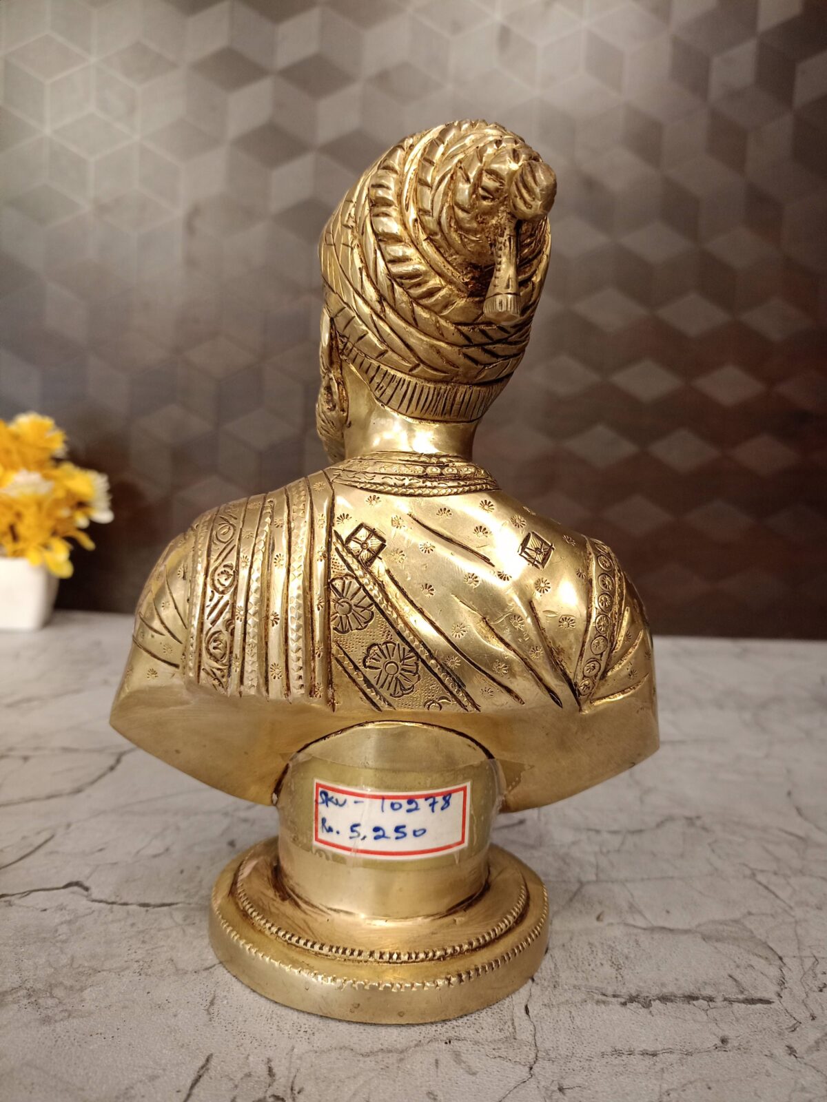 brass veera shivaji gift vgocart coimbatore india3 scaled