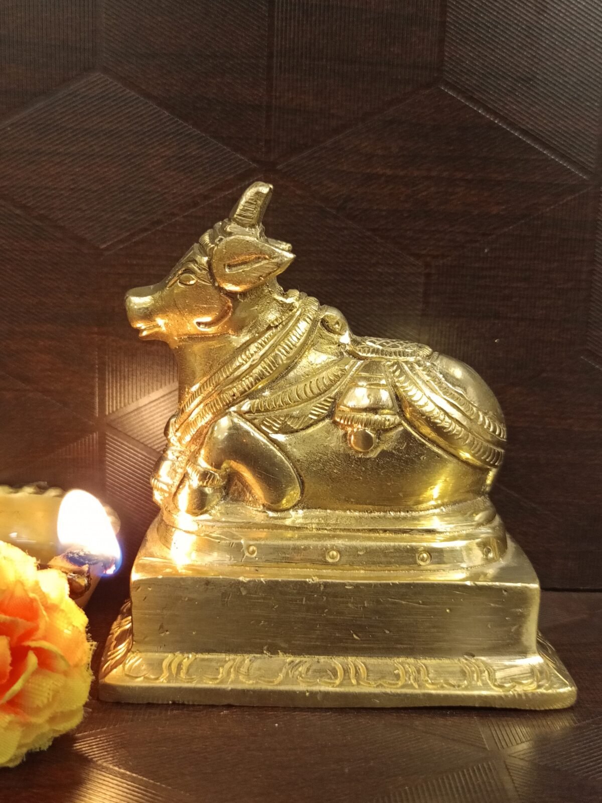buy brass nandhi idol small online coimbatore 2 scaled