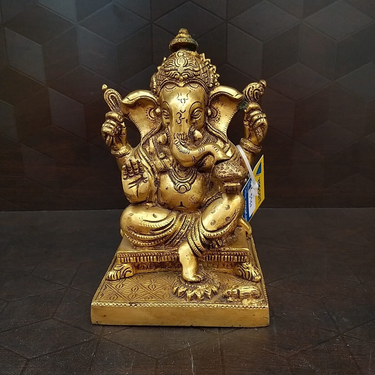 brass ganesha idol on base home decor pooja items hindu god statues gift buy online coimbatore 6097