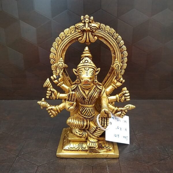 brass varahi amman idol small with arch home decor pooja items hindu god statues gift buy online india 6101