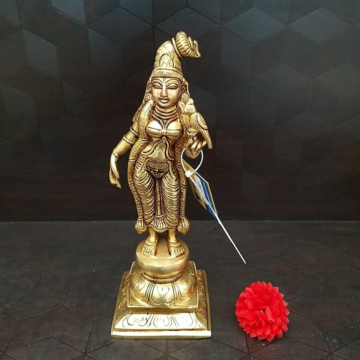 brass andal big statue home decor pooja items hindu god statue gift buy online india 6136