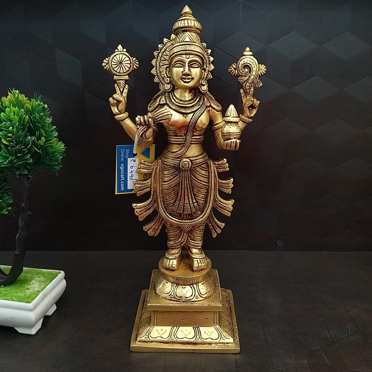brass dhanvantri big statue home decor pooja items hindu god statues gift buy online india 10373