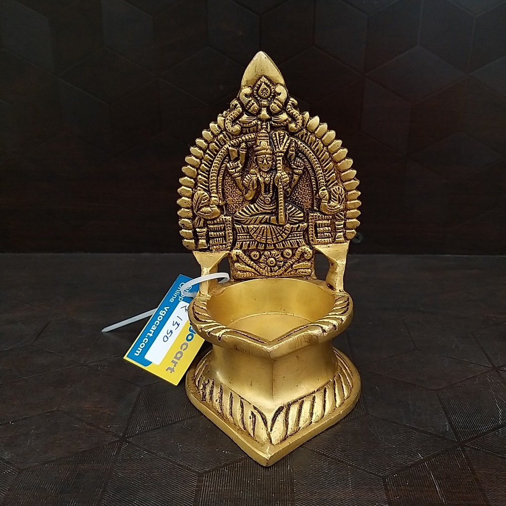 brass kamakshi amman diya big home decor pooja items hindu god idols buy online india 6121
