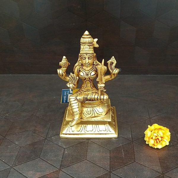 brass kamakshmi amman idol small home decor pooja items hindu god statue gift buy online india 6138