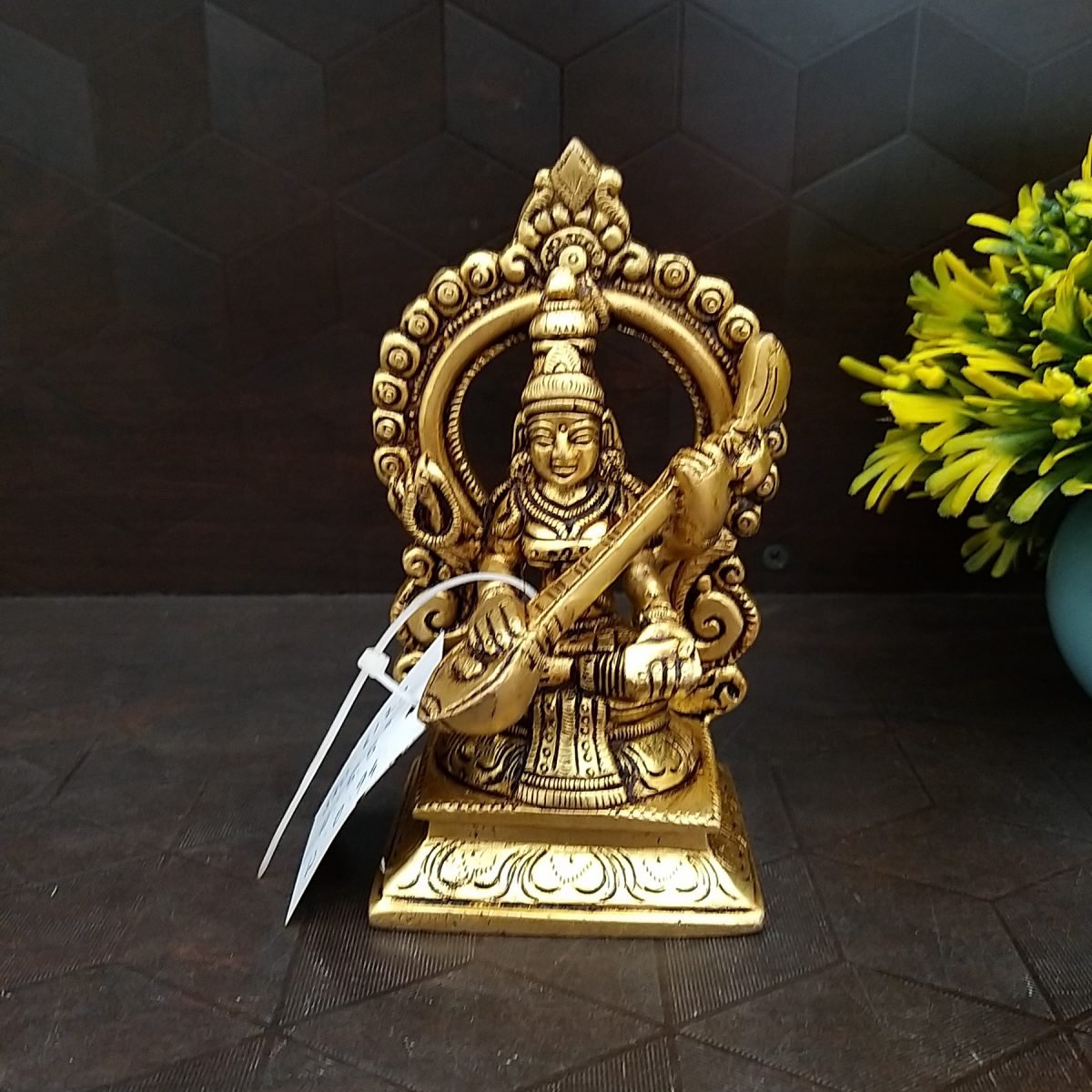brass saraswati statue pooja items hindu god idols home decor gifts buy online india coimbatore 6123