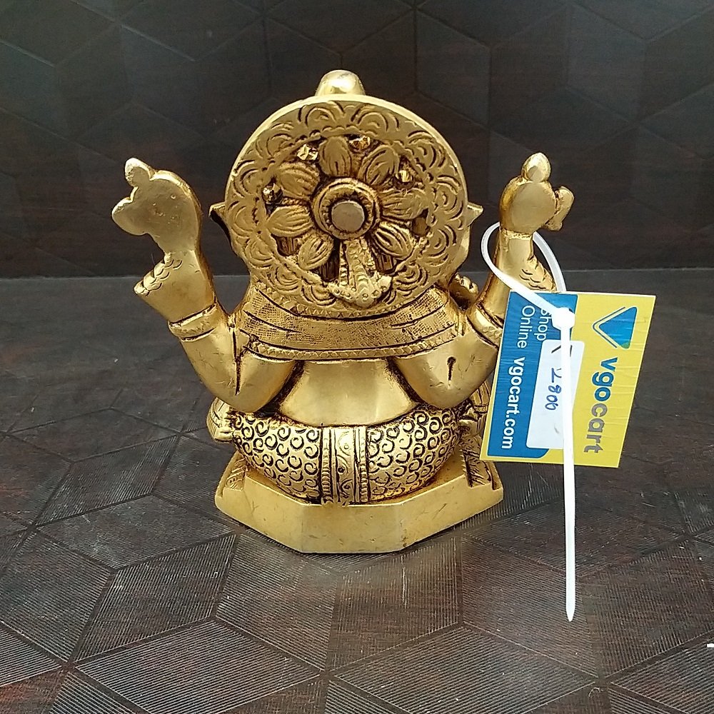 brass small ganesha statue home decor pooja items hindu god statues gift buy online coimbatore 6141 3