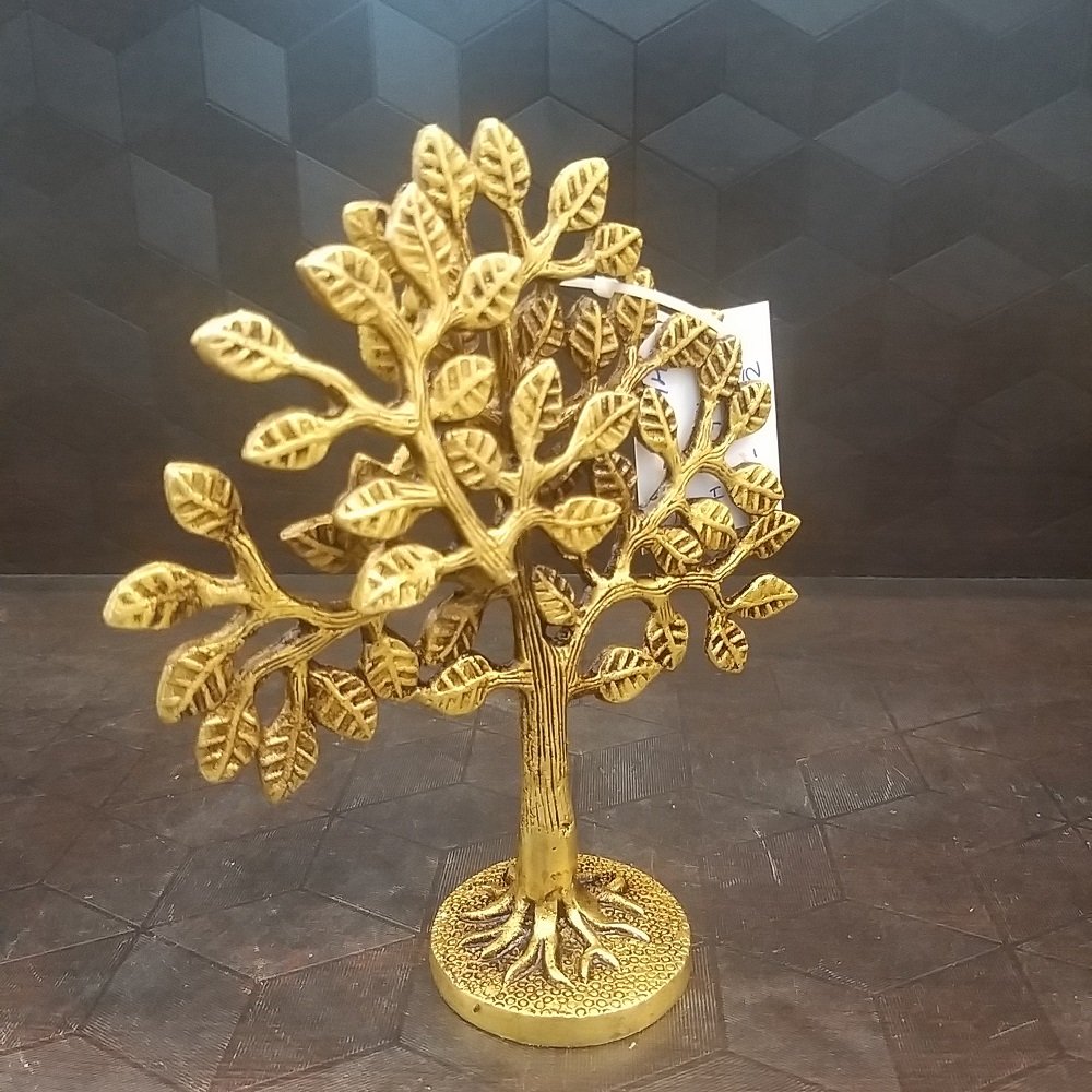 Copy of brass small tree idol home decor pooja items gift buy online vastu india