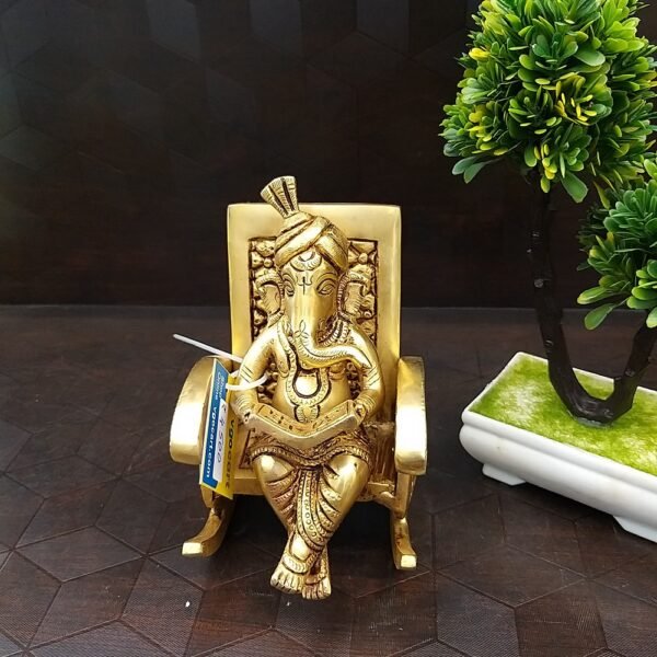 brass chair ganesha idol home decor hindu god statues gift buy online coimbatore