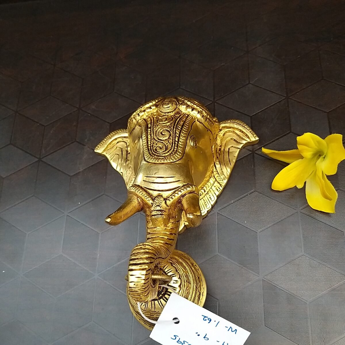 brass elephant head wal hanging big home decor pooja items hindu god statues gift buy online india