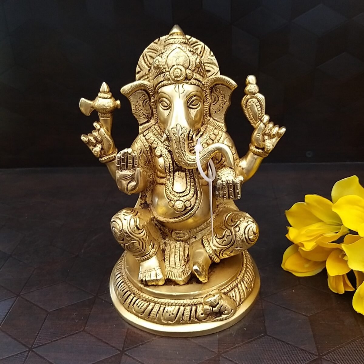 brass ganesha idol home decor hindu god statues gift buy online coimbatore 3