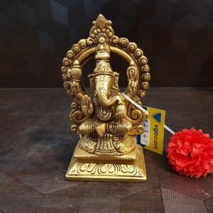 brass ganesha idol small with arch home decor pooja items hindu god statues gift buy online coimbatore