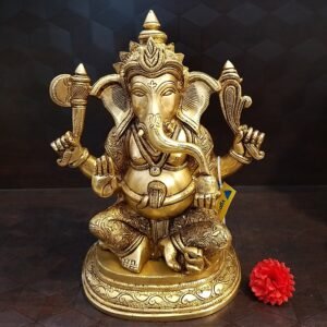 brass ganesha stand big idol home decor small hindu god statues gift buy online india