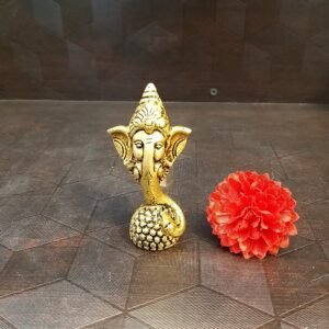 brass ganesha with trunk dashboard idol home decor small hindu god statues gift buy online india