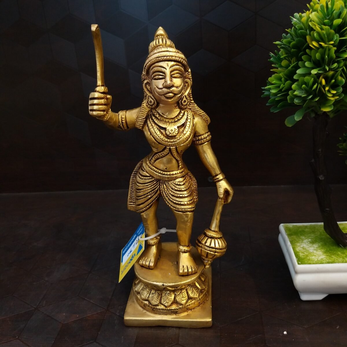 brass karuppasamy big idol home decor small hindu god statues gift buy online india